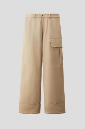 H&M Cargohose mit Beinumschlag - Beige