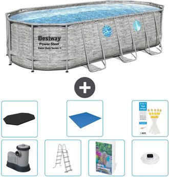 Bestway Piscina Bestway Power Steel Oval - 549x274x122 Cm - 8-piezas S596