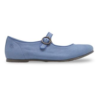 FLY London GACI220FLY Cupido Leather Womens Comfort Shoes - Blue - Size:UK 8