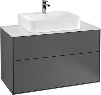 Villeroy & Boch Villeroy und Boch Finion Módulo de lavabo, 1000x603x501mm, placa