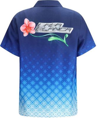 Casablanca Womens Blue Silk Shirt