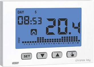OEM Cronotermostato Semanal Chronos Key Blanco