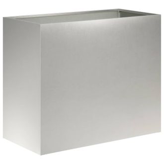 vidaXL Macetero De Jard&iacute;n Plateado 60 X 30 X 50 Cm Acero Inoxidable Vidaxl