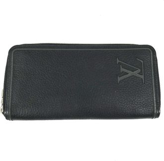 Louis Vuitton Black Noir Long Wallet (Bi-Fold) (Pre-Owned)