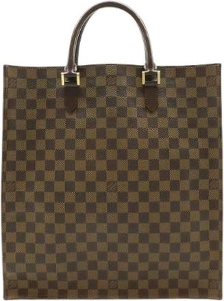 Louis Vuitton Pre-owned Tote Bags, female, Brown, Size: ONE SIZE Pre-owned Canvas Tote Bag