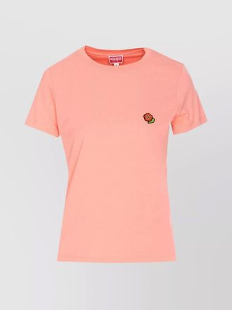 Kenzo flower logo crew neck top