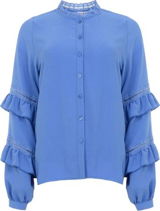 Maicazz Stijlvolle Tops voor Vrouwen - Dames - Overhemden - Blauw - XS - Overhemden