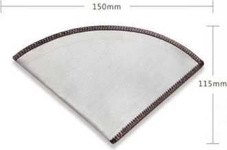 OEM Filtro Per Caff&egrave; Riutilizzabile In Acciaio Inox Per V60, Chemex E Hario - Senza Carta, A Maglia Fine, Facile Da Pulire E Da Usare