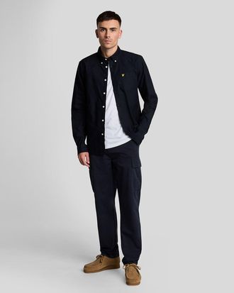 Lyle & Scott Cargo Pocket Broek - Marineblauw