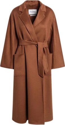 Max Mara Jas met ceintuur - Bruin