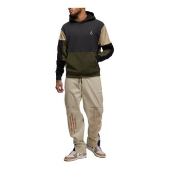 Nike Jordan Air Jordan Flight Heritage Hoodie Green Off Noir DV1596-045