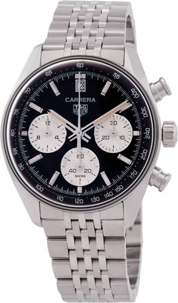 Tag Heuer Carrera Chronograph Automatic Black Dial Mens Watch CBS2210.BA0048