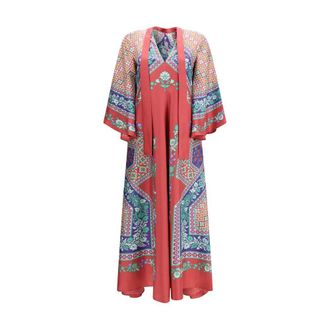 La DoubleJ Multicolor Silk Casual Womens Dress