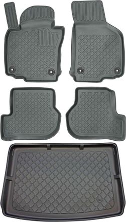 OEM Volkswagen Golf Plus Minivan De Enero De 2005 A 2009. Juego De Alfombrillas Para Coche Y Maletero