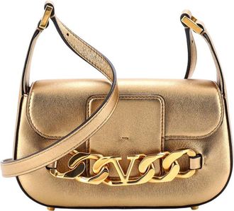 Valentino Vlogo Chain Flap Shoulder Bag Small (Authentic Pre-Loved)