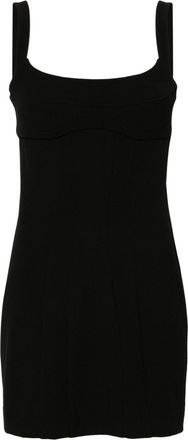 RXQUETTE Frame crepe minidress - women - Viscose - 36 - Black