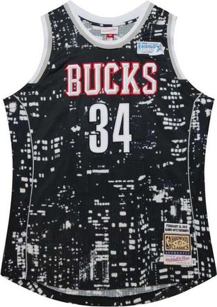 Mitchell & Ness Rising Stars Jersey - Heren - Fitness - Zwart - L - Polyester - Fitness