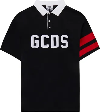 GCDS Hombre, Camisetas, Negro, Talla: 2XL