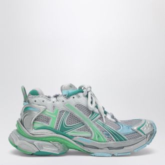 Balenciaga Runner Sneakers in grey, green and blue