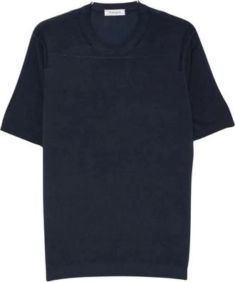 KANGRA Girocollo M/Manica Tinto Vintage - Heren - Ronde hals truien - Blauw - XL - Truien & Vesten