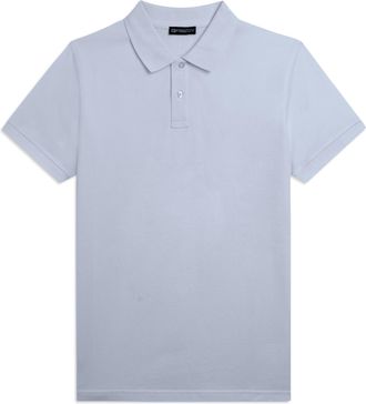 Freddy Polo Uomo Freddy in Piquet di Cotone con Logo Outline