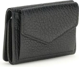 Maison Margiela Womens Black Calf Leather Bos Taurus Wallet