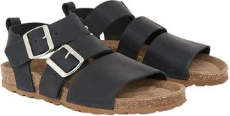 Celtic & Co. An elegant triple strap sandal in Navy at Nordstrom, Size 11