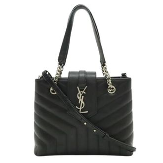 Saint Laurent Pre-owned Quilted Shoulder Bag - Dames - Pre-owned - Zwart - Maat: ONE Size