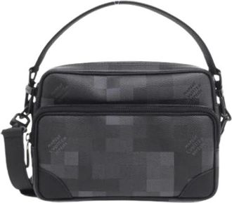 Louis Vuitton Pre-owned Vintage Schoudertas - Heren - Vintage Schoudertas - Zwart - ONE Size - Leer - Vintage