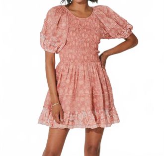 Cleobella Mina Mini Dress In Camala Floral