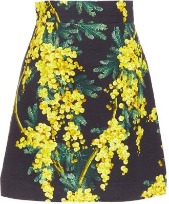 Dolce & Gabbana Floral A-Line Skirt, Size It 40 (Authentic Pre-Loved)