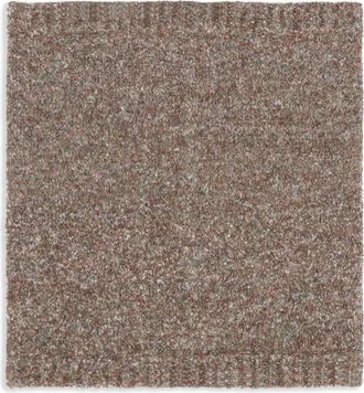 RANRA chunky-kniy scarf - men - Wool/Cotton/Nylon/Acrylic/Elastane - One Size - Brown