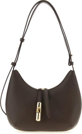 Furla Kleine Goccia Schoudertas - Dames - Schoudertassen - Bruin - ONE Size - Leer - Tassen
