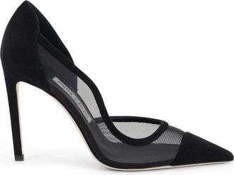Jimmy Choo London Brigitte 100 - Dames - Pumps - Zwart - 37 EU - Su&egrave;de - Schoenen