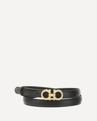 Ferragamo Leather Belt Female 90