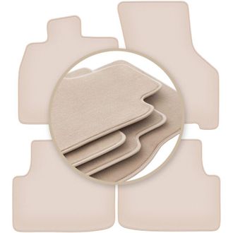 OEM Alfombrillas Premium Beige Para: Skoda Octavia Iv E-tec Sed&aacute;n, Familiar, Liftback 2020