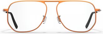 Blackfin Orange Montecito Aviator Titanium Sunglasses