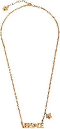 Versace Gold Logo Medusa Necklace