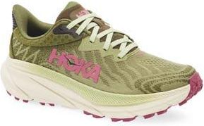 Hoka One One Challenger 7 Running Shoe in Forest Floor /Beet Root at Nordstrom Rack, Size 7.5