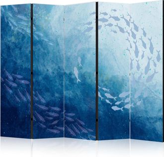 Artgeist Biombo Decorativo Artgeist Peces Azul 225 X 172 Cm