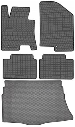 OEM Hyundai I30 Ii Hatchback (2012-2017) - Juego De Alfombrillas De Goma Para Coche + Alfombrilla Para Maletero