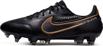 Nike Nike Unisex Tiempo Legend 9 Elite Sg-pro Ac Soccer Shoes, Black MTLC Dark Grey Anthracite, 8 UK