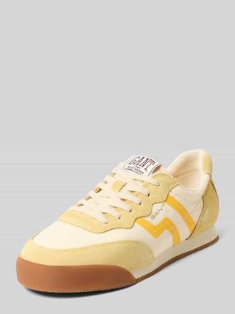 GANT Sneaker mit Label-Details Modell Beylana in GELB, Gr&ouml;&szlig;e 36
