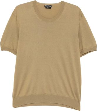 Tom Ford Top girocollo - Marrone
