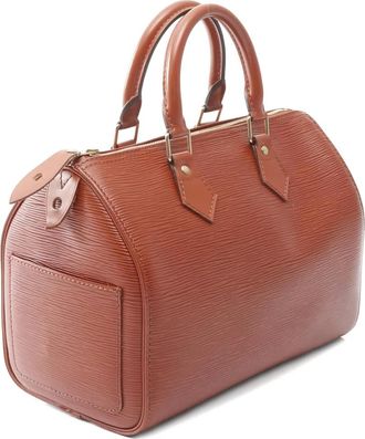 Louis Vuitton 1995 Speedy 25 Épi-leather tote bag - women - Calf Leather - One Size - Brown