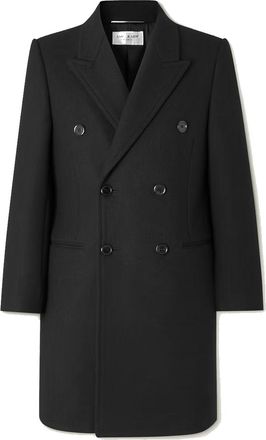 Saint Laurent Abrigo de lana de doble pecho de Saint Laurent
