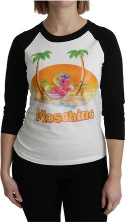 Moschino My Little Pony Katoenen Top - Dames - Longsleeves - Veelkleurig - XS - Katoen - Tops