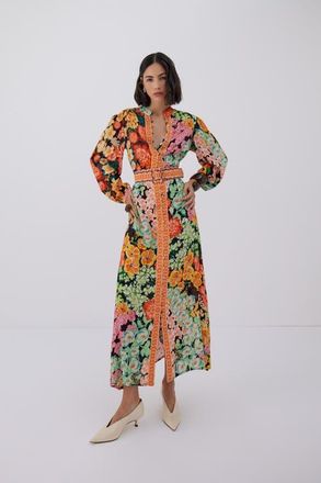 Raishma Amara Black Dress at Nordstrom, Size 14 Uk