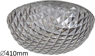 Rabalux L&aacute;mpara De Techo Acr&iacute;lica 41 Cm Led 24w Gris Ceniza Redonda Jillian 6967 Rabalux