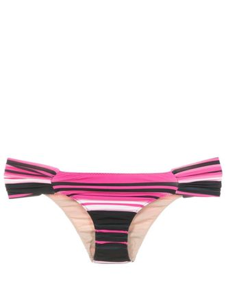 Clube Bossa Ricy stripe-print bikini bottoms - Multicolour